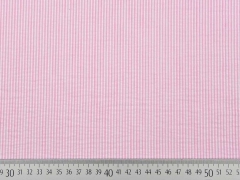 RESTSTCK 34 cm Seersucker Stoff Streifen 2 mm breit Blusenstoff, rosa wei