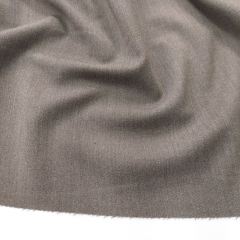 Hosenstoff 2-Way Stretch Wool Touch, graubraun meliert