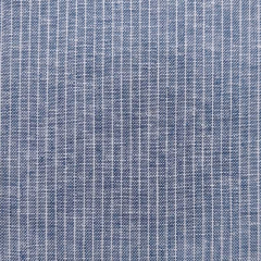 Halbleinen Leinen Baumwolle schmale Streifen, wei dunkel jeansblau (raw denim)