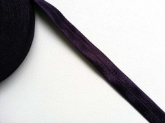 elastisches Falzband, 18 mm, aubergine