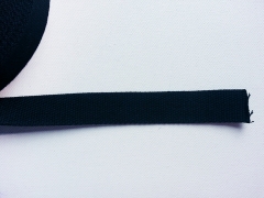 RESTSTCK 100 cm Gurtband Baumwolle 2,5 cm breit, dunkelblau