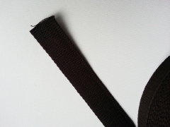 RESTSTCK 176 cm Gurtband Baumwolle 3,0 cm breit - dunkelbraun #56