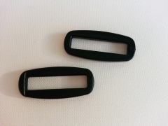 2 abgerundete eckige Ringe/Halter 4 cm (40mm)