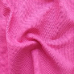 Polo Piqu Stoff Poloshirt Stoff Baumwolle uni, pink