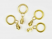Schieber mit Ring fr Reiverschluss mit 6,5 mm Spirale, GOLD