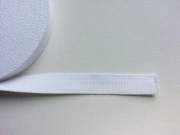 RESTSTCK 36 cm Gurtband Baumwolle 2,5 cm breit, weiss #1