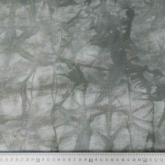 RESTSTCK 49 cm Sweatstoff Batik Muster, khaki
