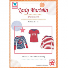 Papierschnittmuster Damenshirt LADY MARIELLA Farbenmix