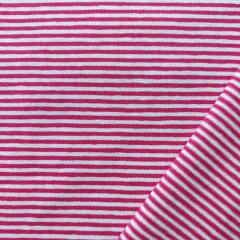 Jerseystoff Streifen 2 mm breit, pink wei