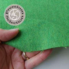 Jackenstoff Wollstoff Wool Blend weich, grn - Made in Italy