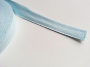 RESTSTCK 239 cm Gurtband Baumwolle 2,5 cm breit, hellblau #002