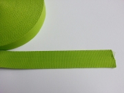 RESTSTCK 100 cm Gurtband Baumwolle 4 cm breit, lime #16