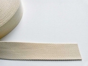 RESTSTCK 102 cm Gurtband Baumwolle 4 cm breit, natur 51